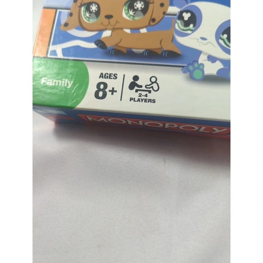 Monopoly Littlest Pet Shop Edition 2008 w/ 4 Pets